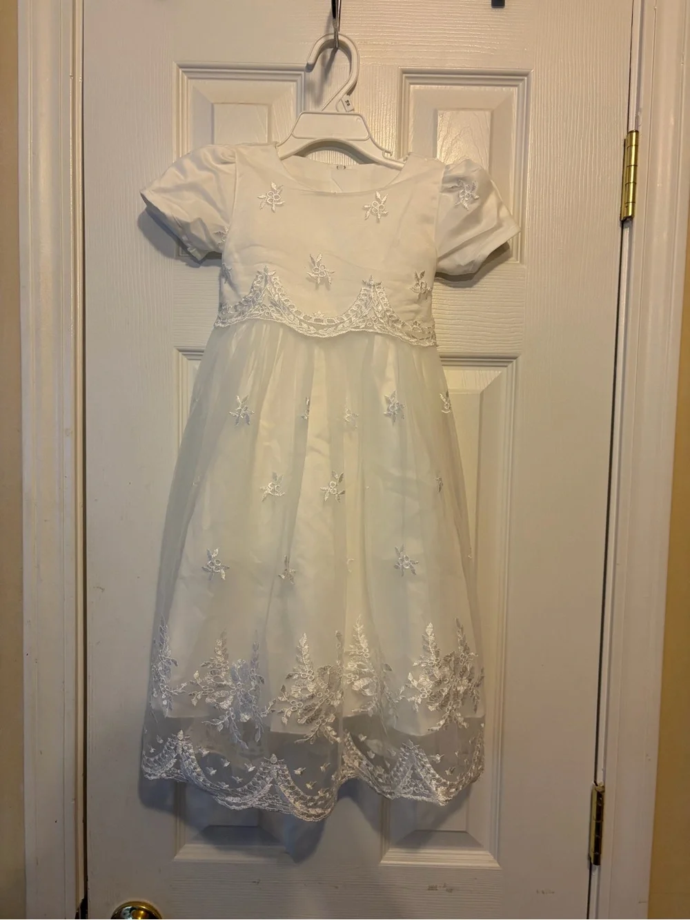 White Temple Infant👶🏻Christening/Blessing Dress👗Sz 12/18M